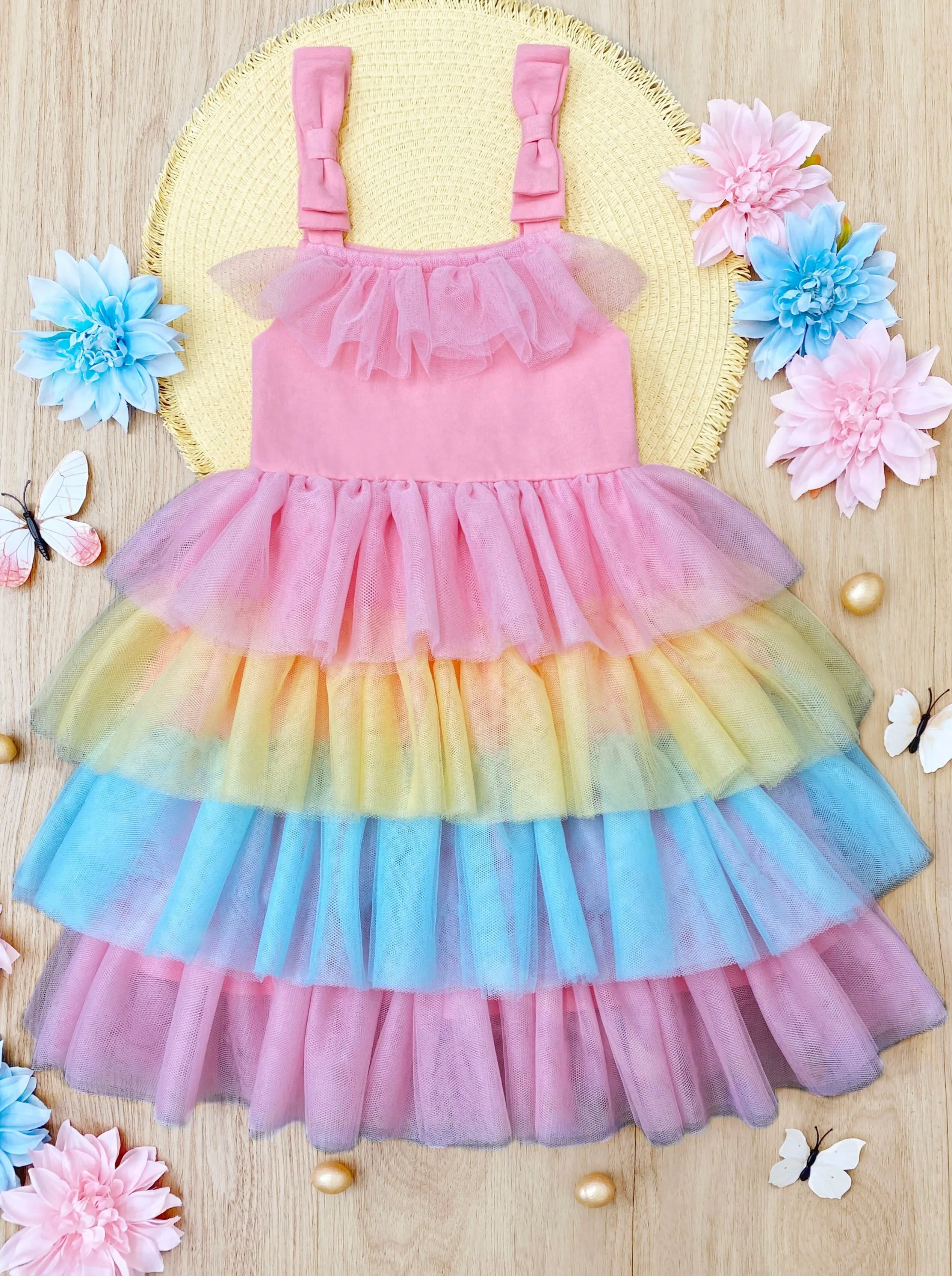 Blooming Spring Pastel Palette Dress