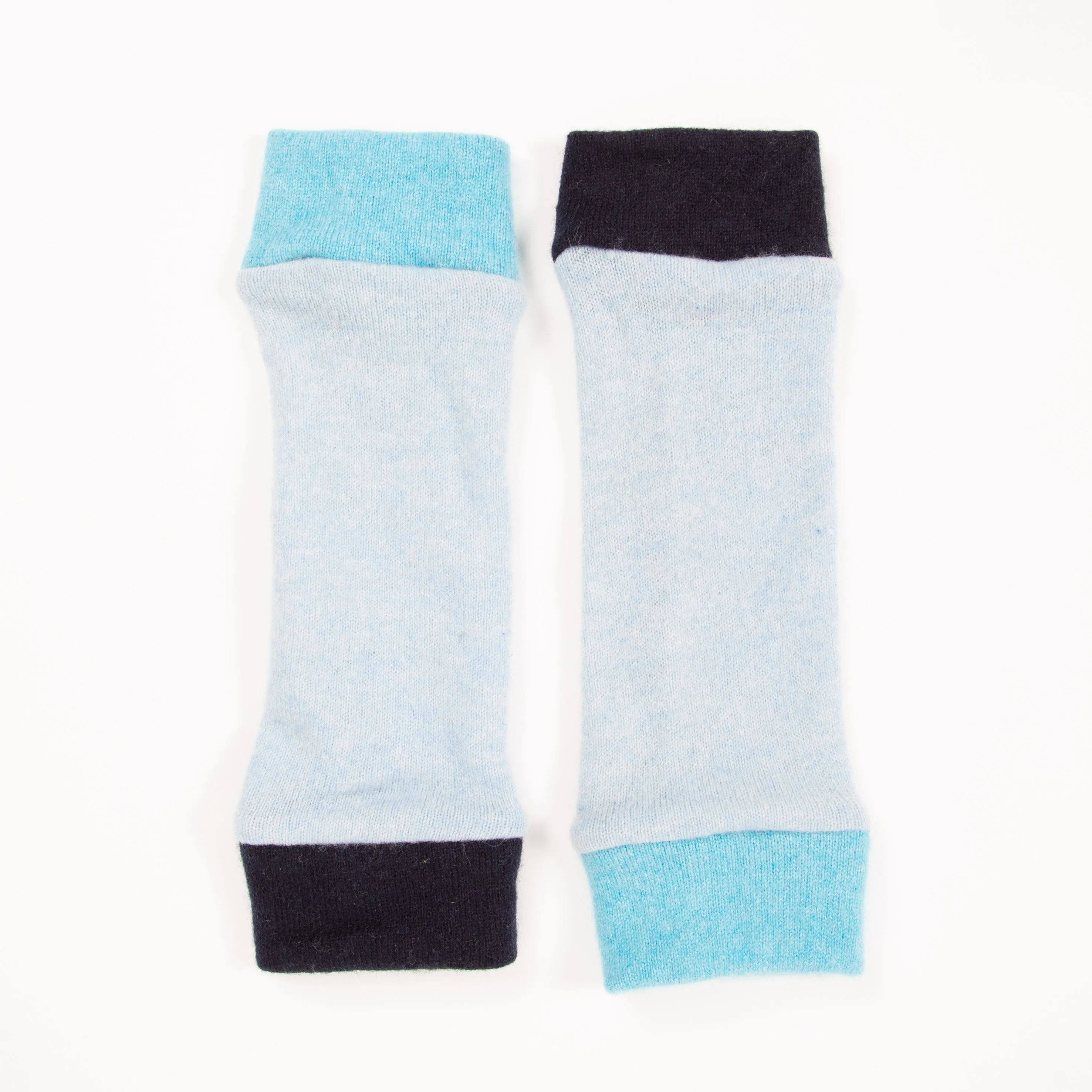 Blue Mix Cashmere Wrist Warmer