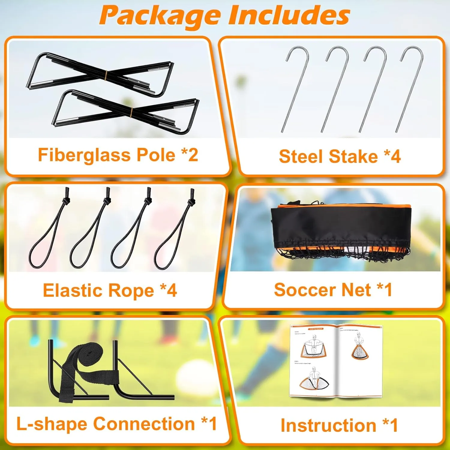 Cage de Foot Pliable Happy Jump - Enfant, Mini Buts | Fitnessterapy