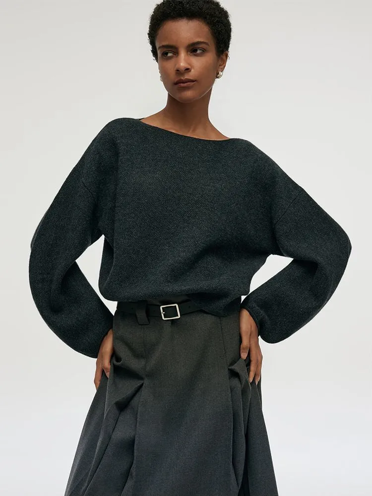 Cashmere Drop Shoulder Women Sweater