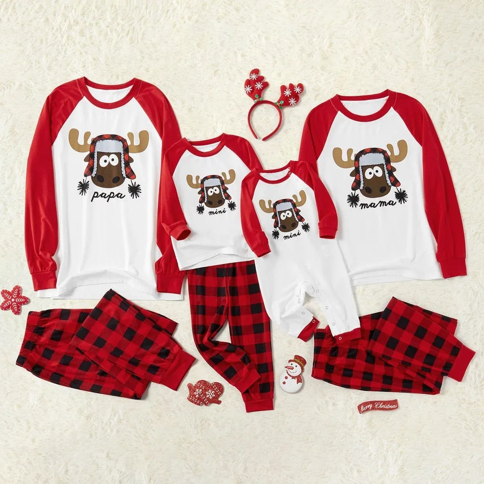 Christmas Matching Checkered Pajamas