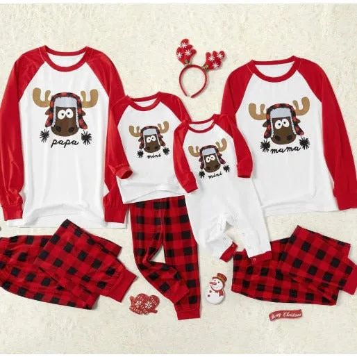 Christmas Matching Checkered Pajamas
