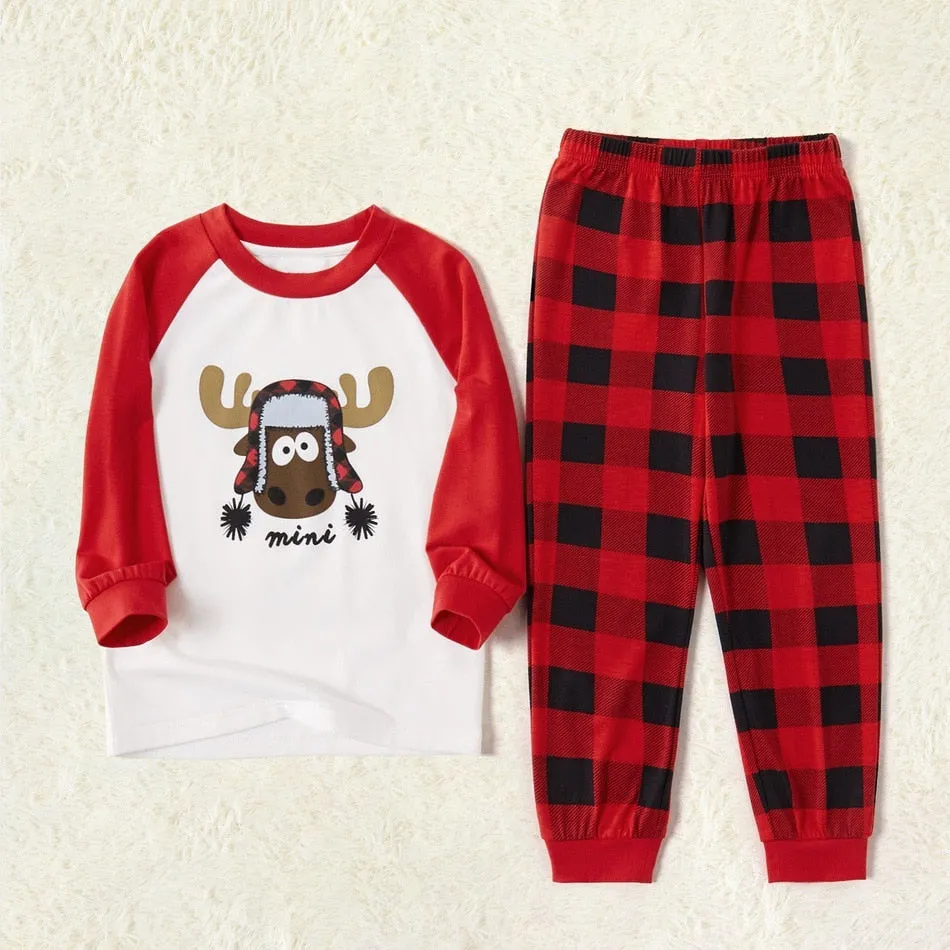 Christmas Matching Checkered Pajamas