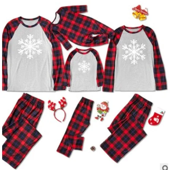 Christmas Matching Checkered Pajamas