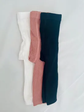 Cotton Ribbed Leggings