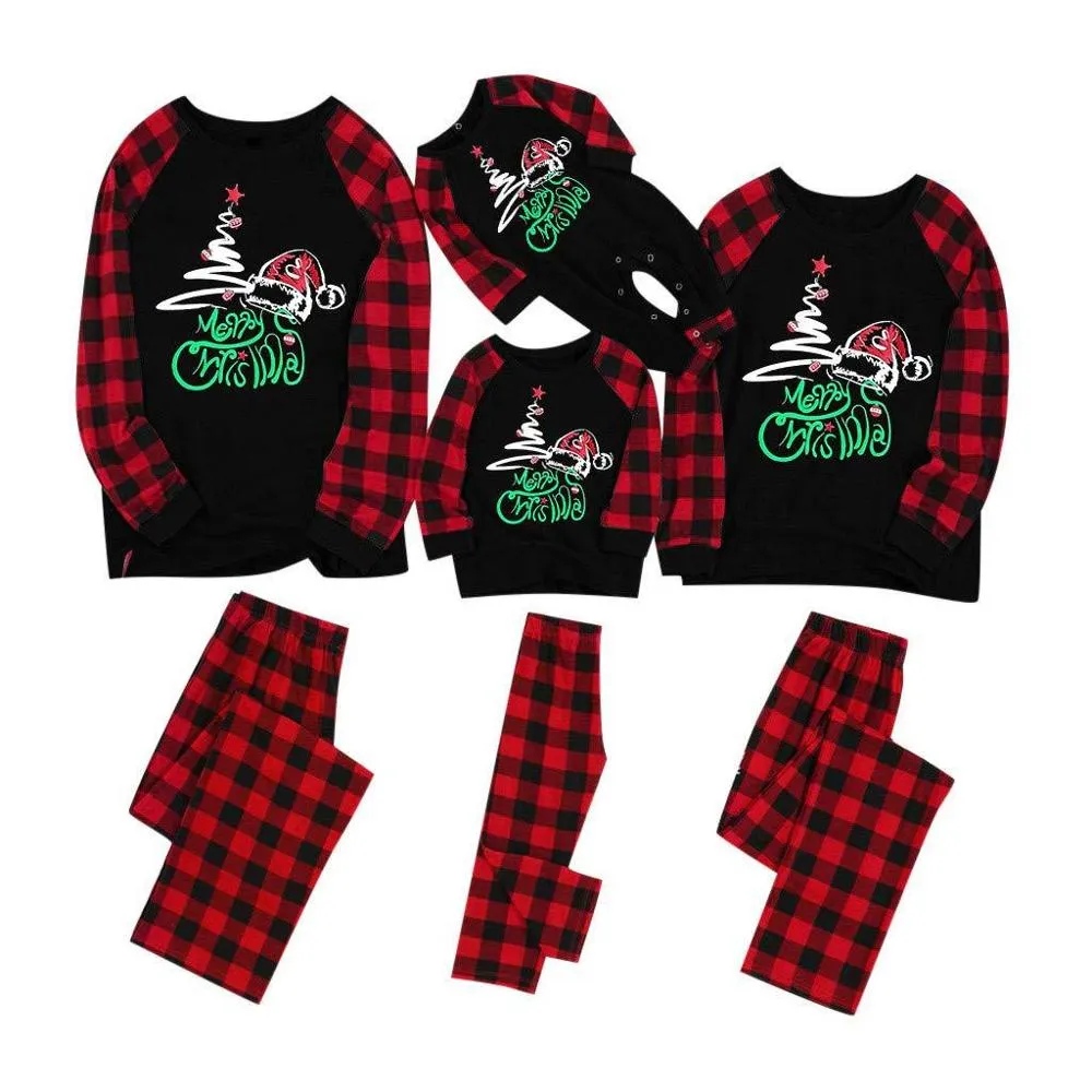 Family Matching Checkered Pajamas