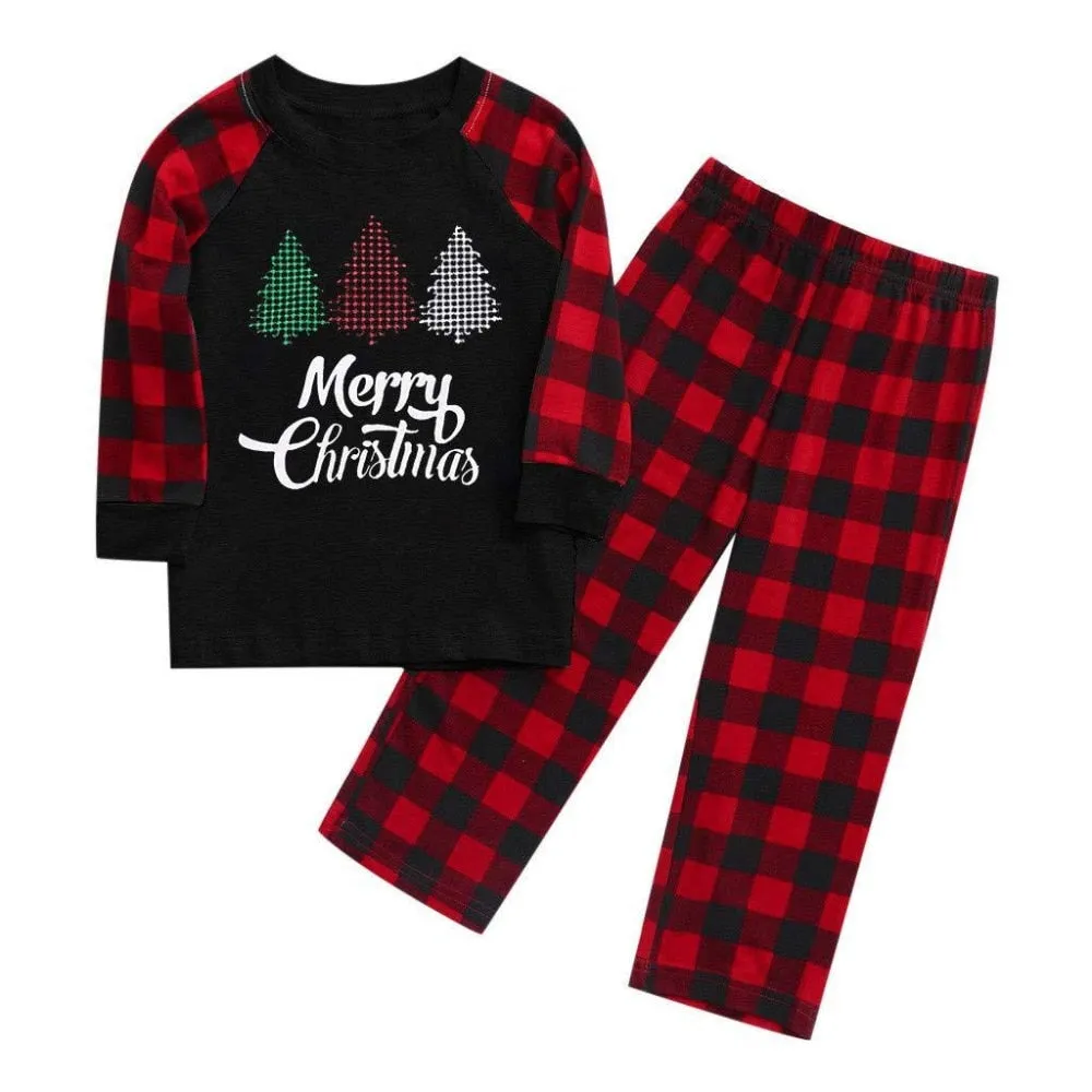 Family Matching Checkered Pajamas