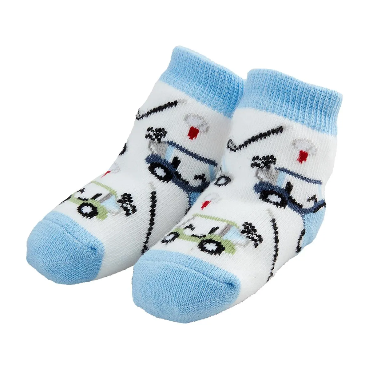 Golf Ball Rattle Toe Sock Set