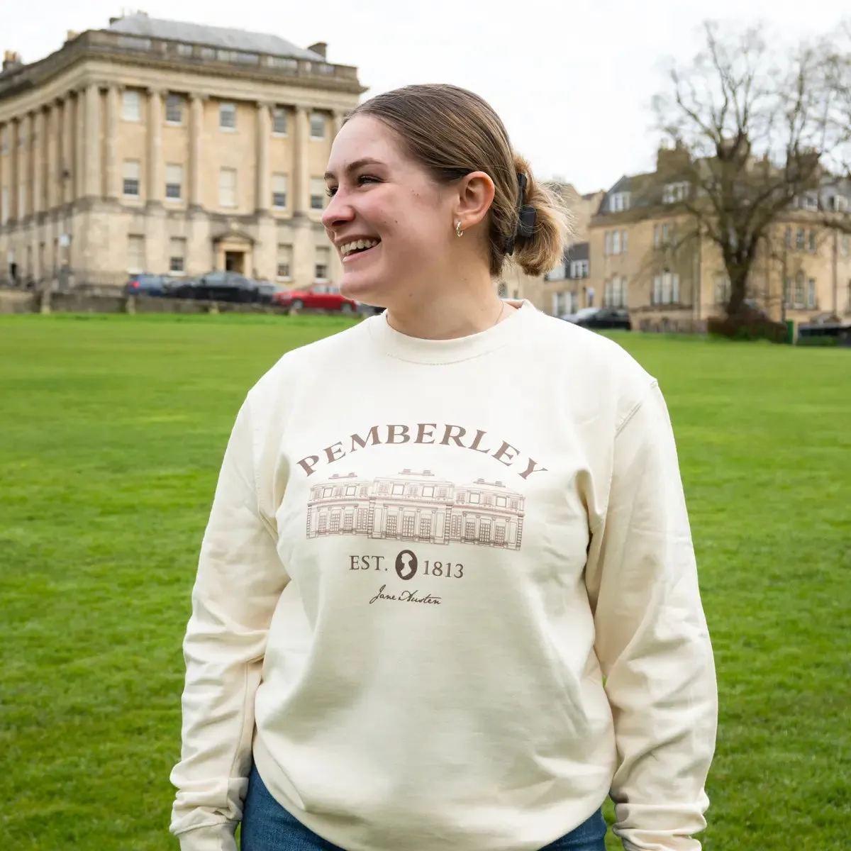 Jane Austen Pemberley Sweater in Beige