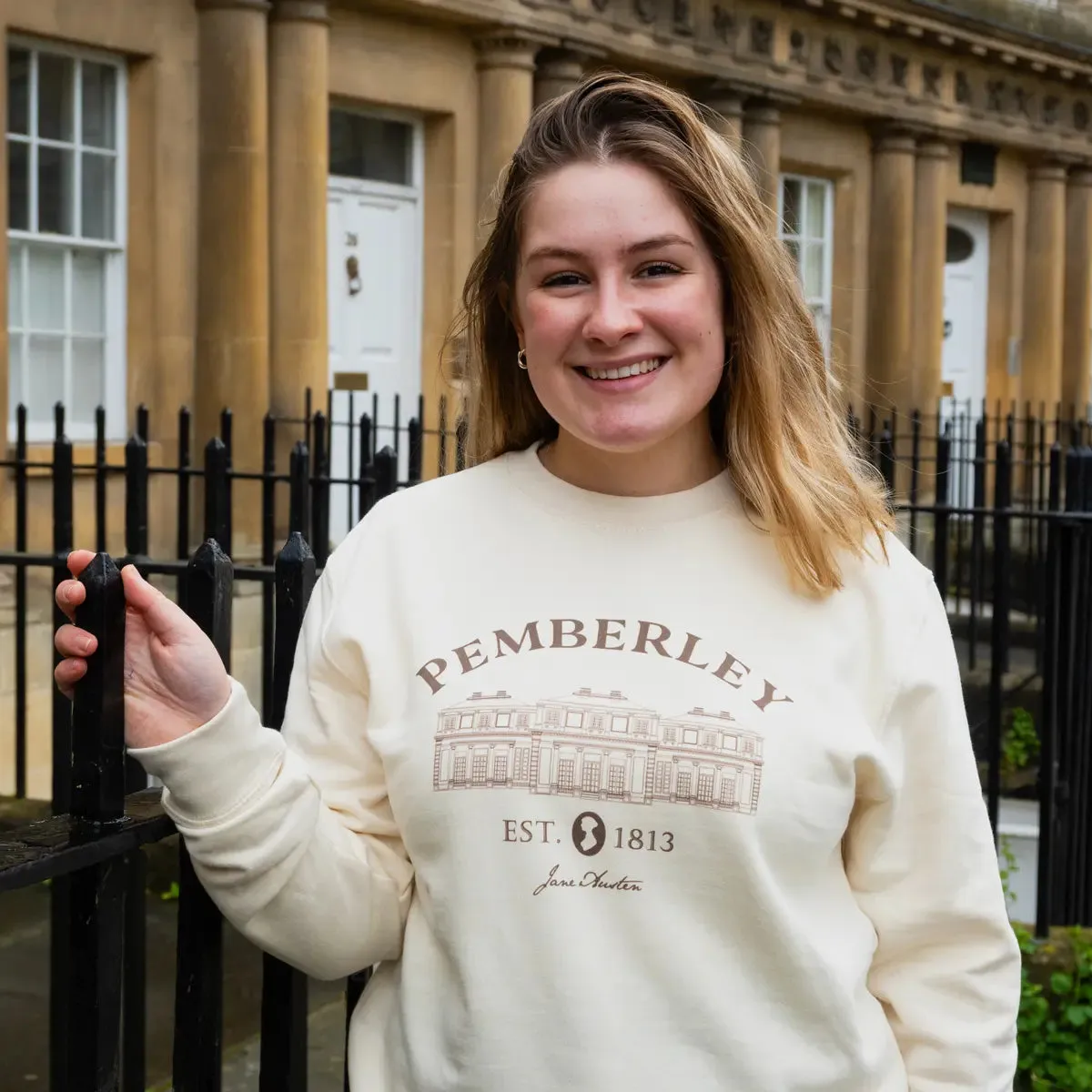 Jane Austen Pemberley Sweater in Beige