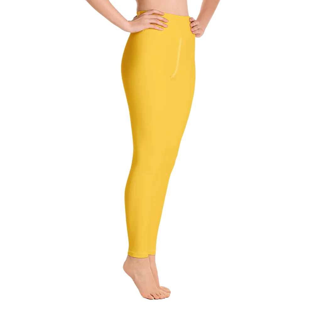 Mustard Yellow Yoga Pants
