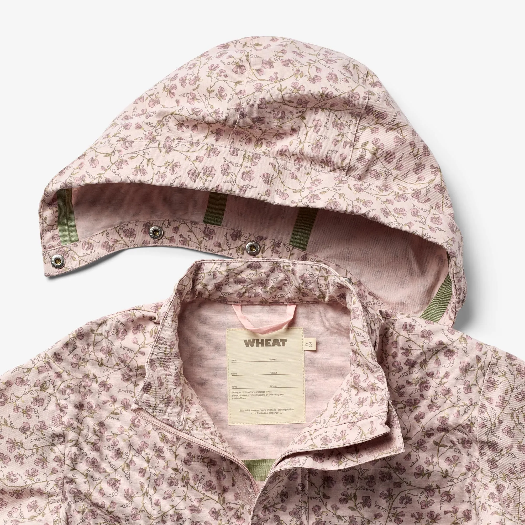Parka Spriing - violet sweet peas