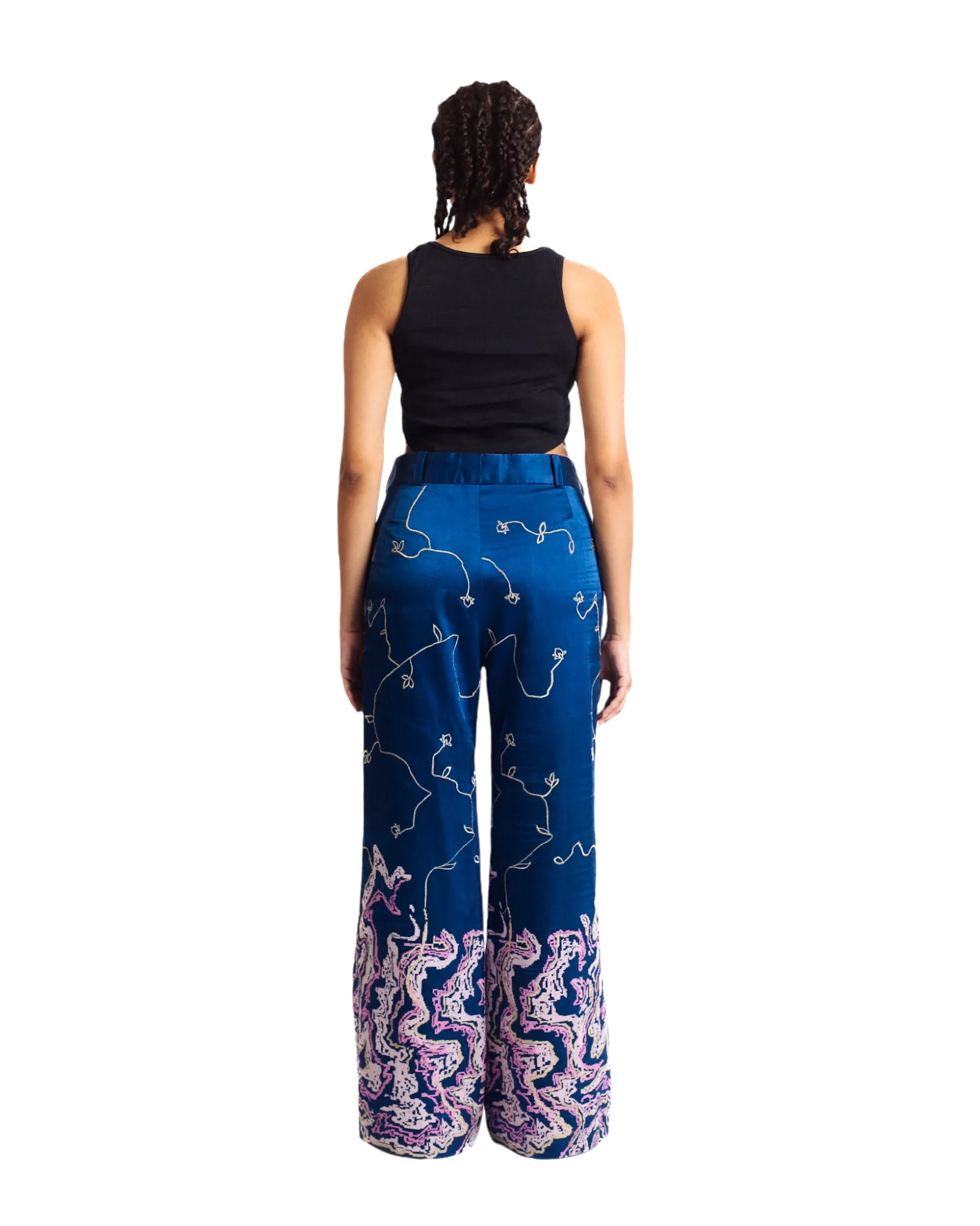 "TILLA" SILK TROUSERS