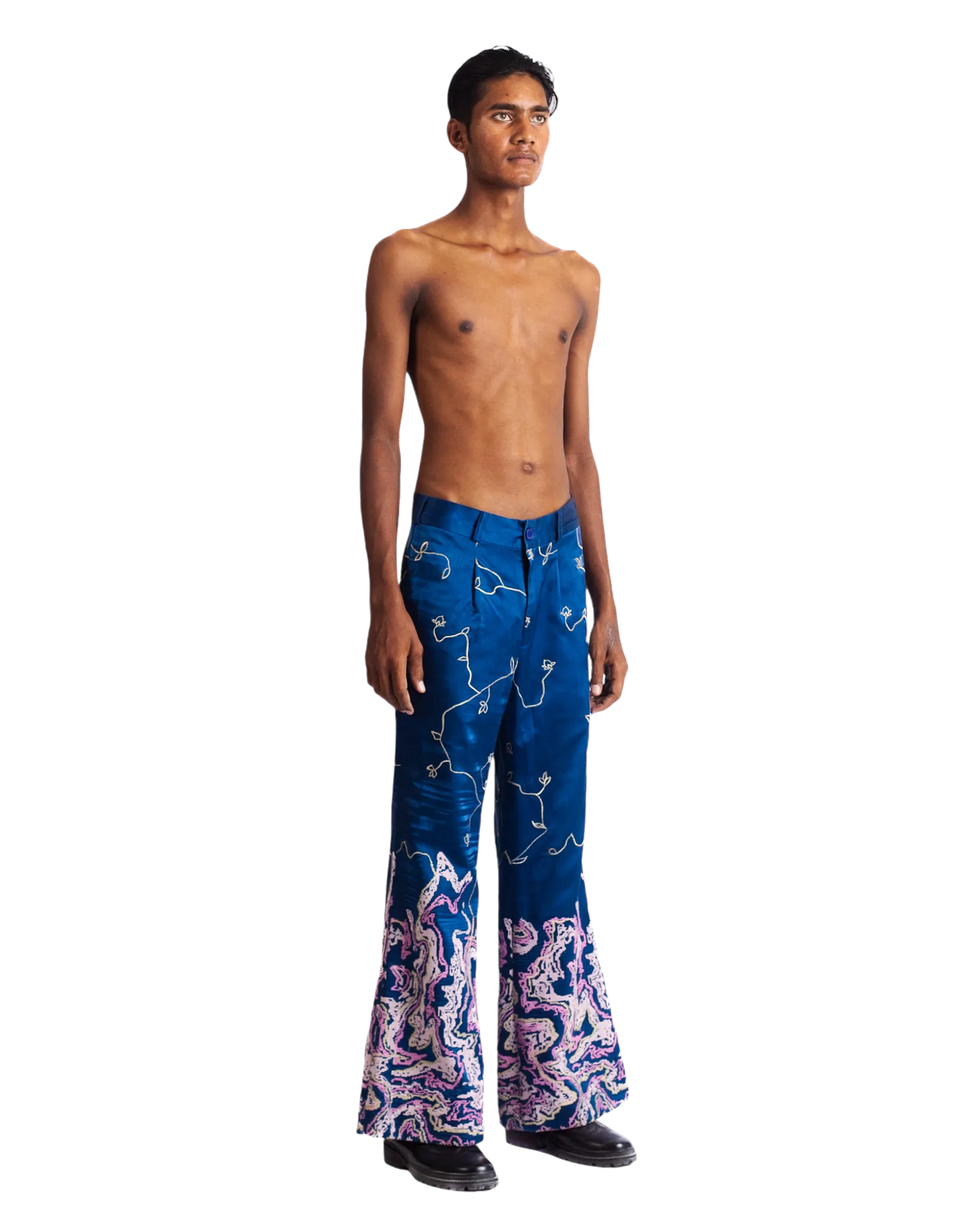 "TILLA" SILK TROUSERS