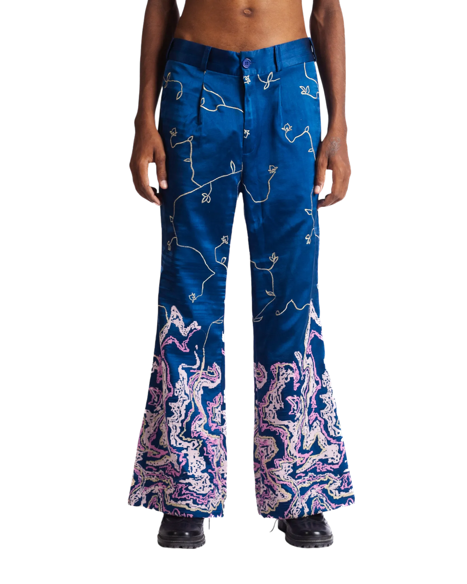 "TILLA" SILK TROUSERS