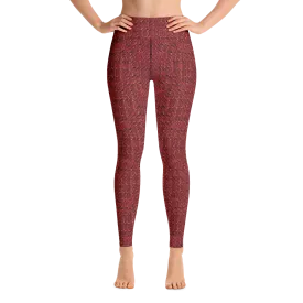 Red Boucl Yoga Pants