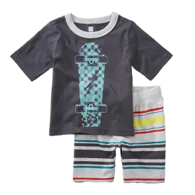 Skateboard Baby Outfit