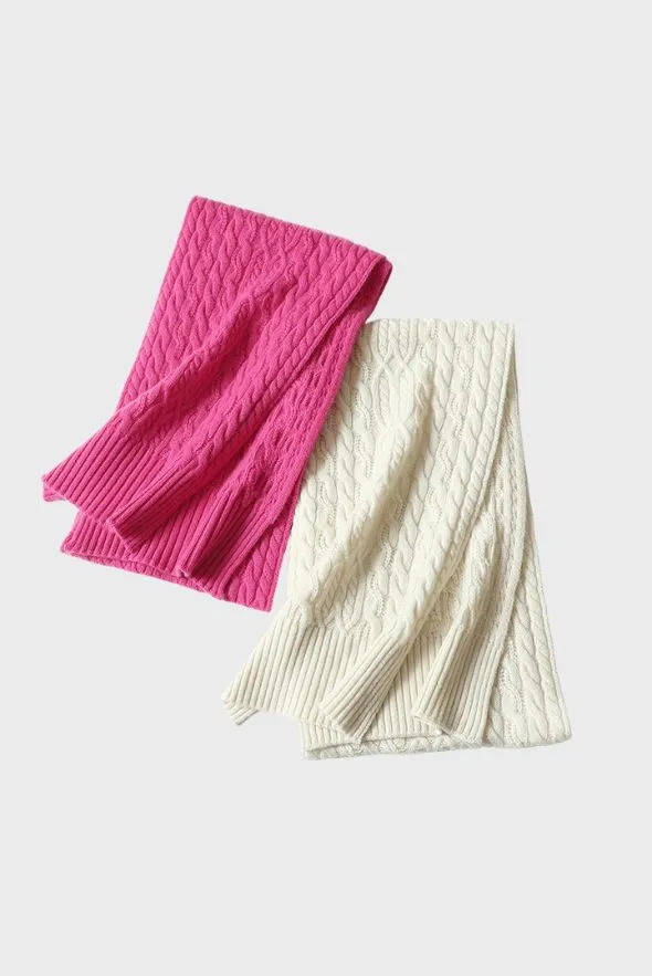 Suave Rope Cashmere Scarf