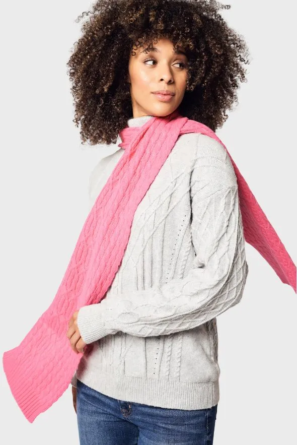 Suave Rope Cashmere Scarf