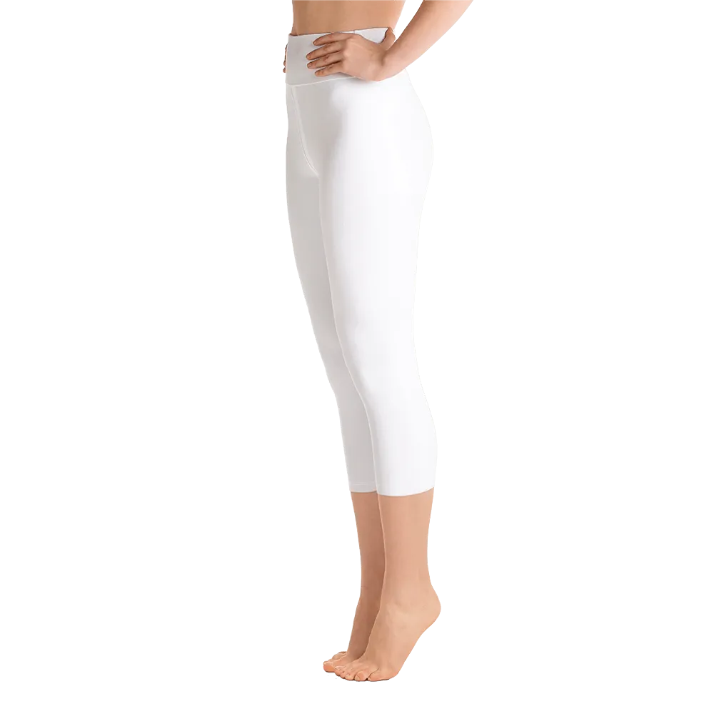 White Capri Yoga Pants