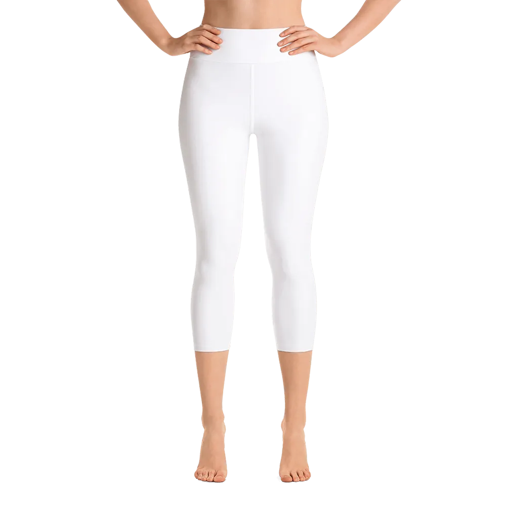 White Capri Yoga Pants