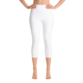 White Capri Yoga Pants