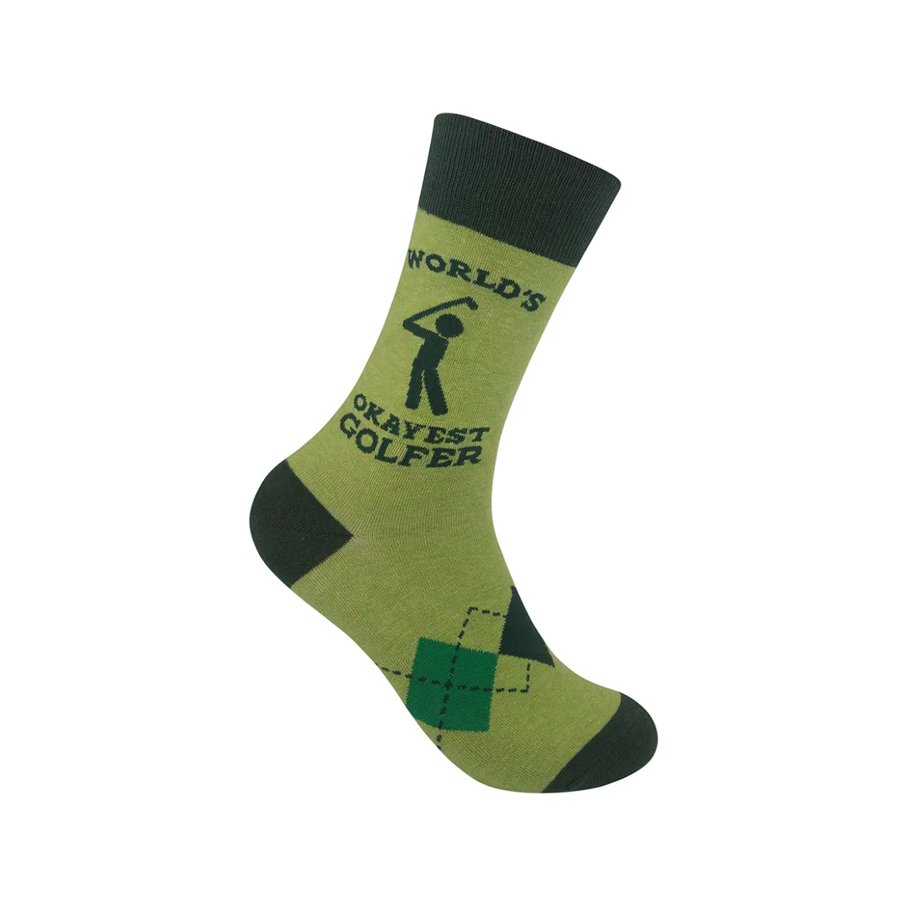 World's Okayest Golfer Crew Socks - Unisex